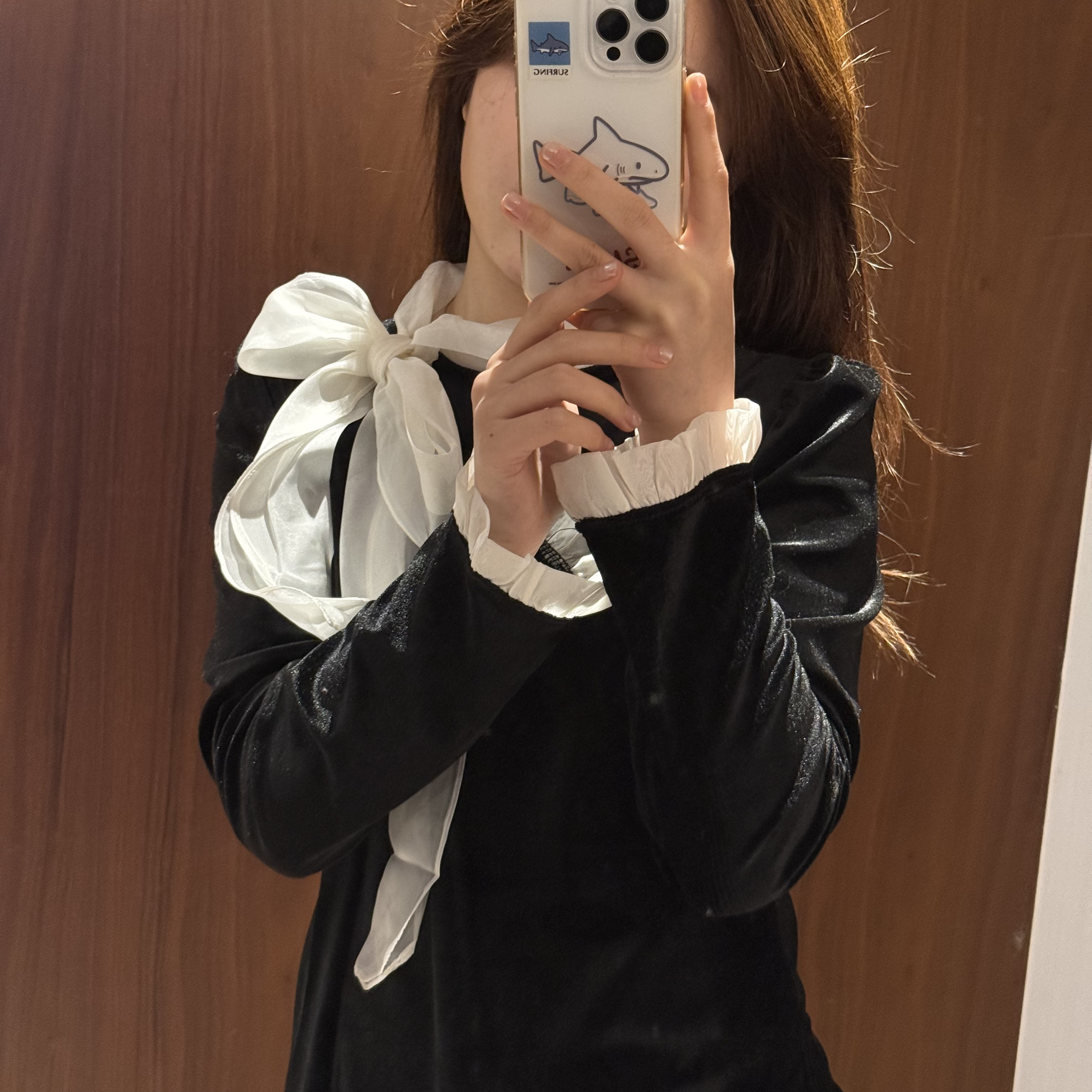 【吴梦菲】天使秘语·小香风气质蝴蝶结拼接