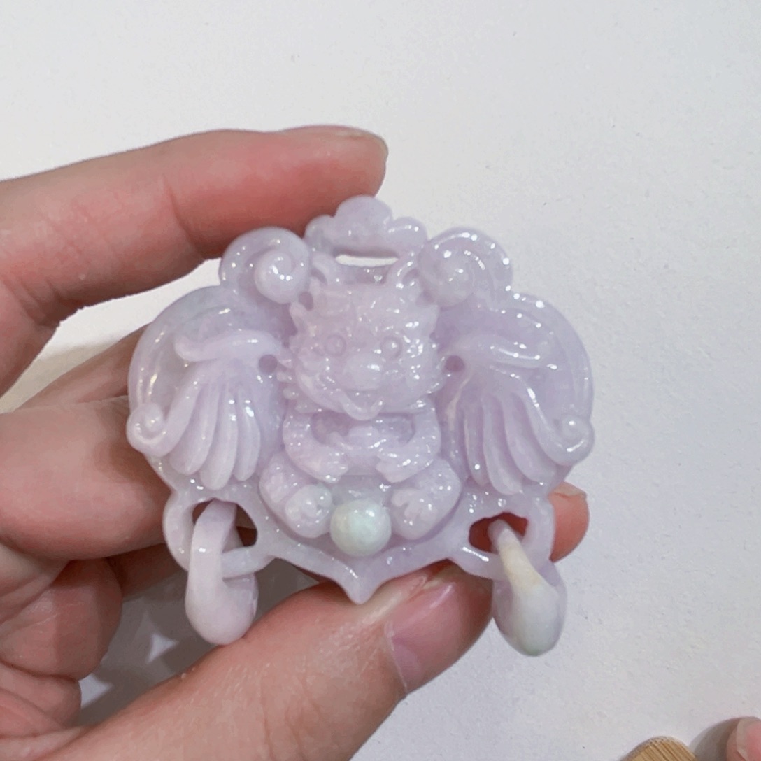 *****翡翠未镶嵌吊坠(赠链)代编织有瑕疵