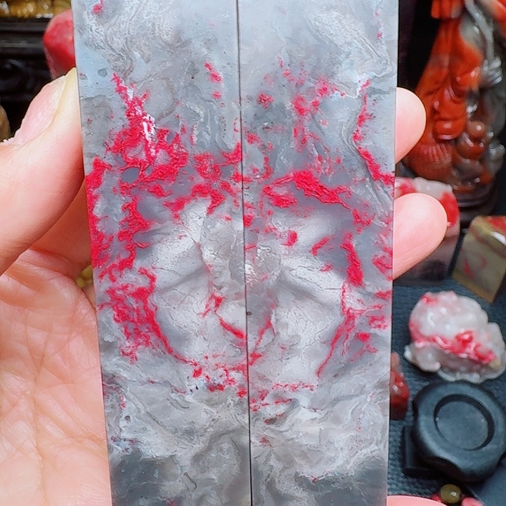 昌化鸡血石昌化鸡血精品对章