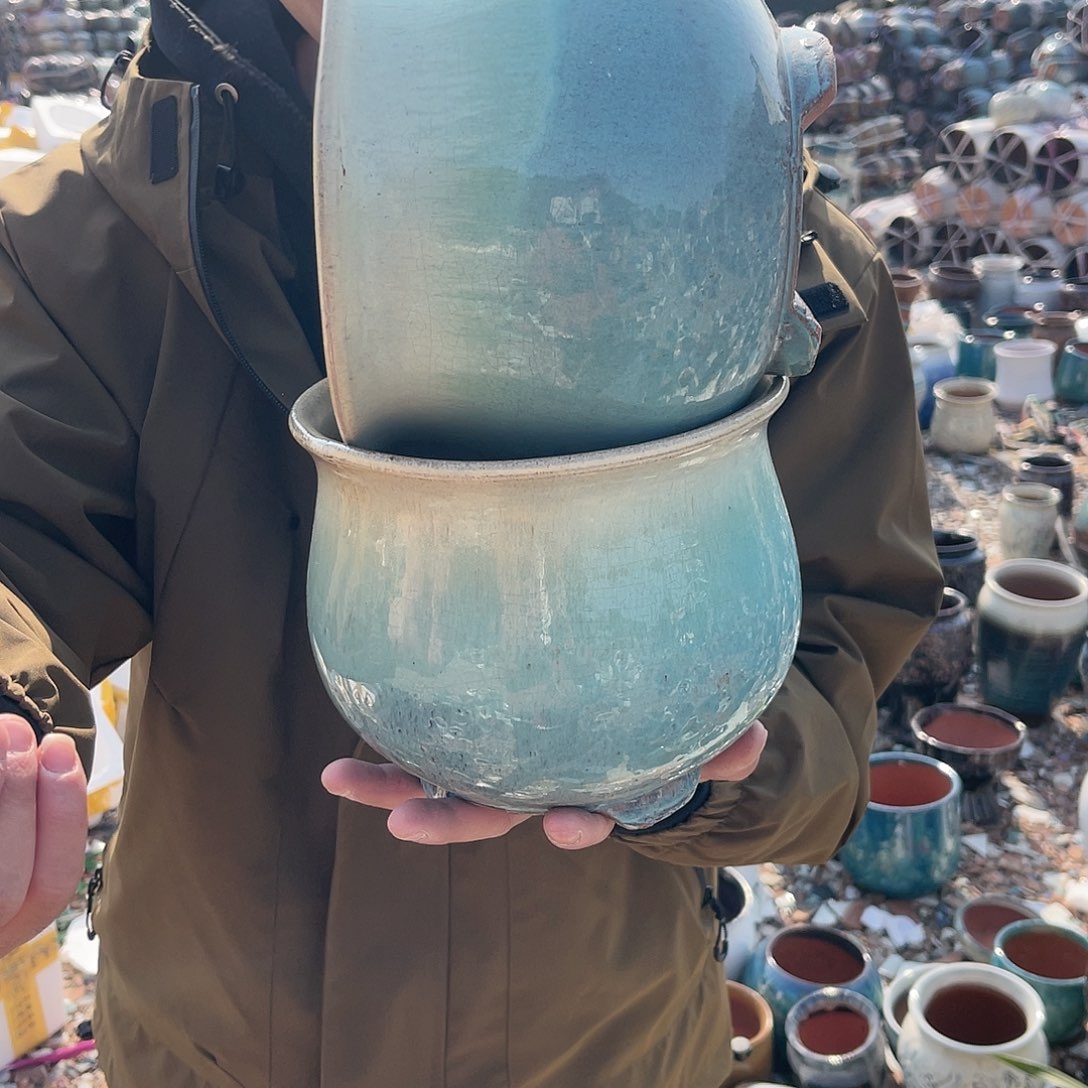 红陶洋洋花盆0224-1061