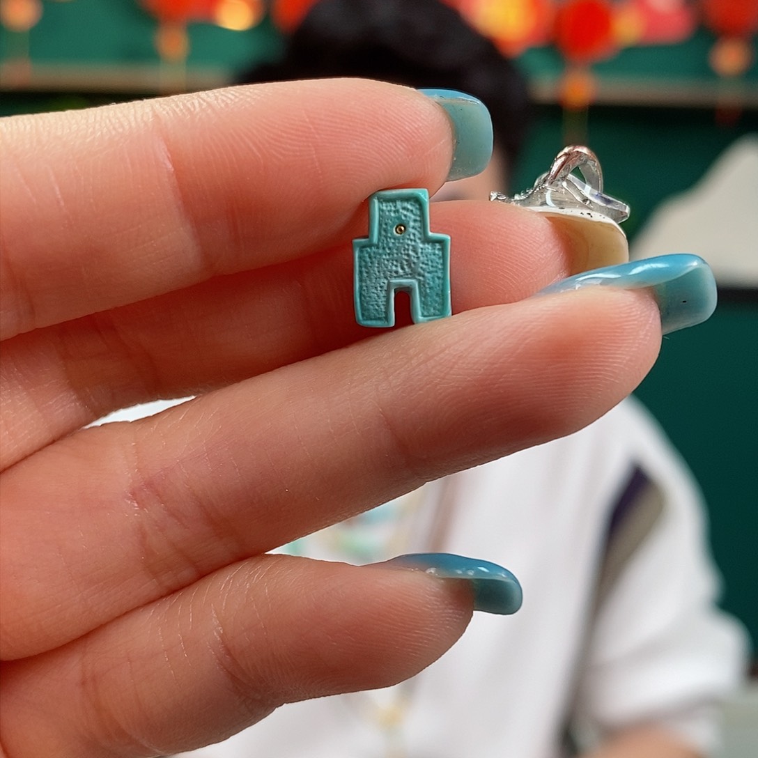 绿松石珠宝奇石未镶嵌