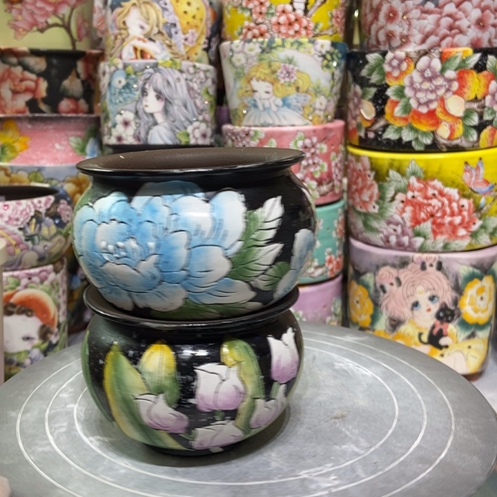 景德镇艺术手绘作品