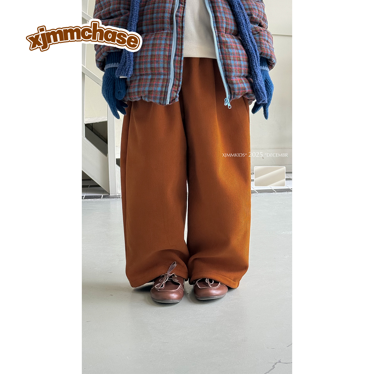 虾酱麻麻男童加绒裤子冬装2025新款男孩长裤洋气保暖儿童装休闲裤