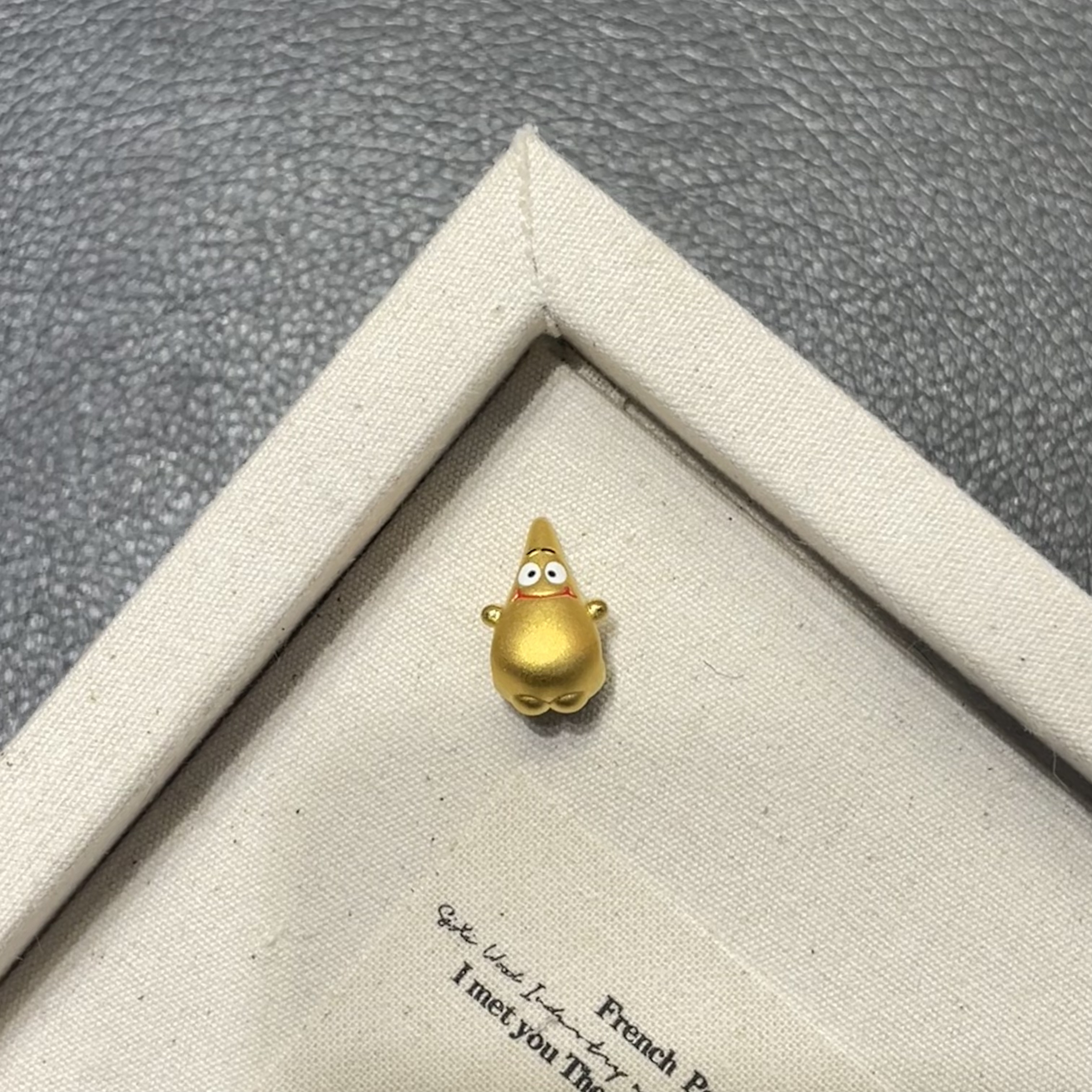 足金999派大星黄金转运珠卡通造型可爱软萌适合女生