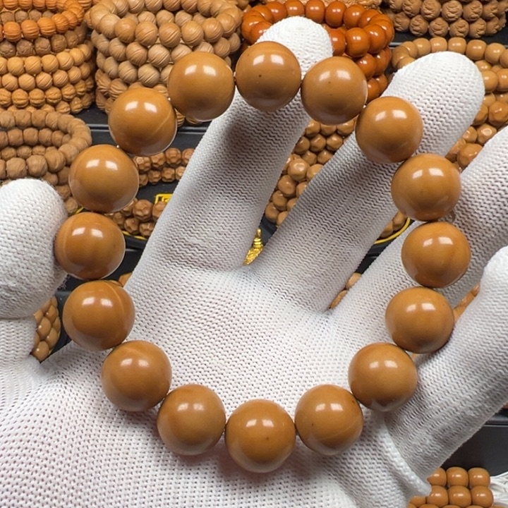 猴头核桃手串伏*微瑕黑点正圆