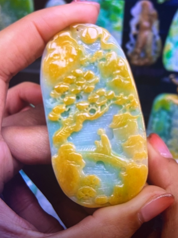 天然翡翠A货一物一证