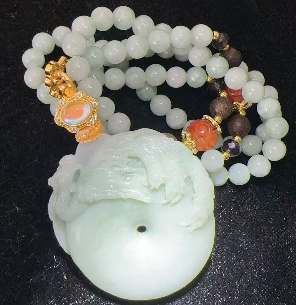 天然缅甸翡翠吊坠1751