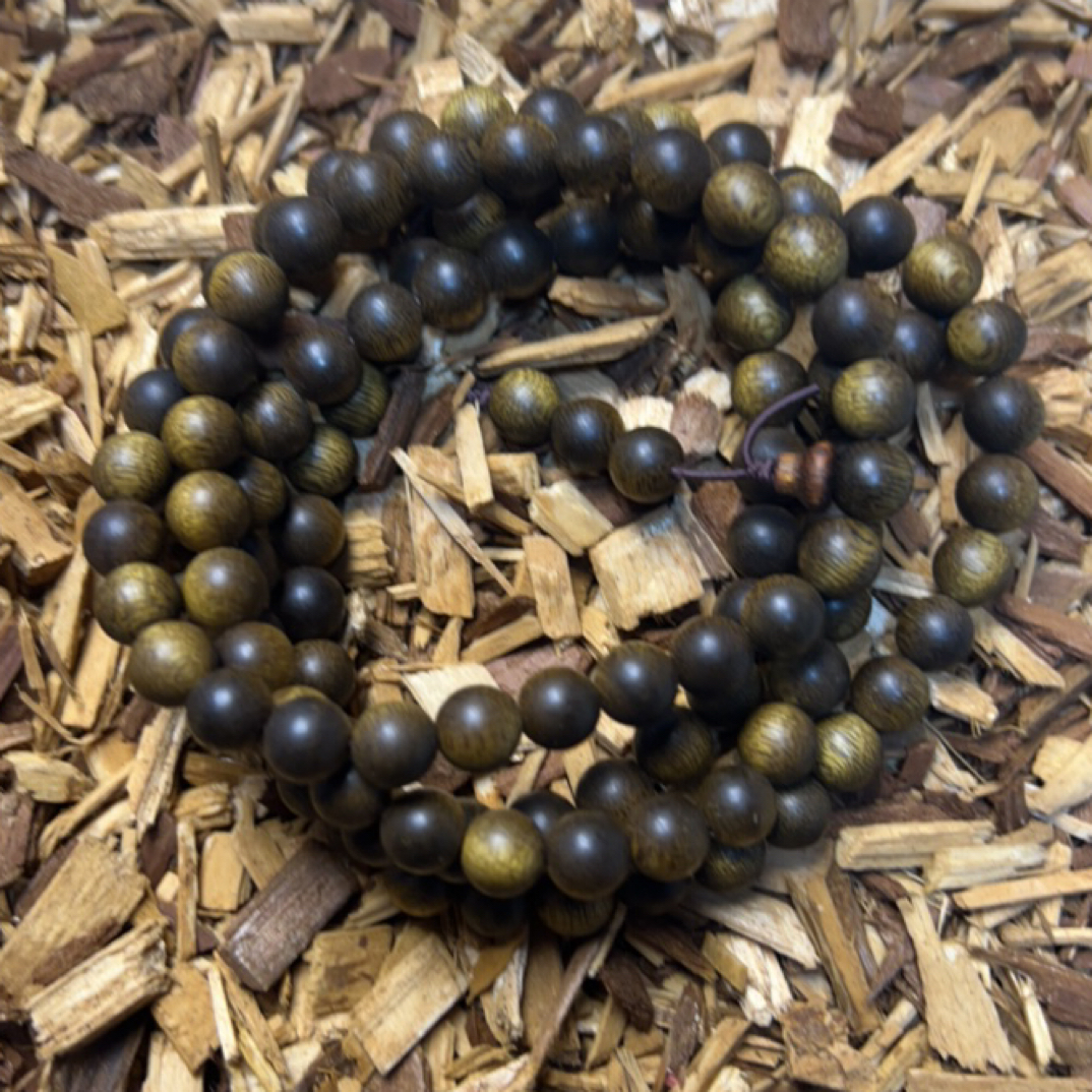 7 福来精选文玩沉香木作手串8mm