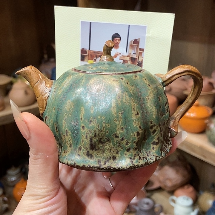 柴烧老岩泥高端茶器