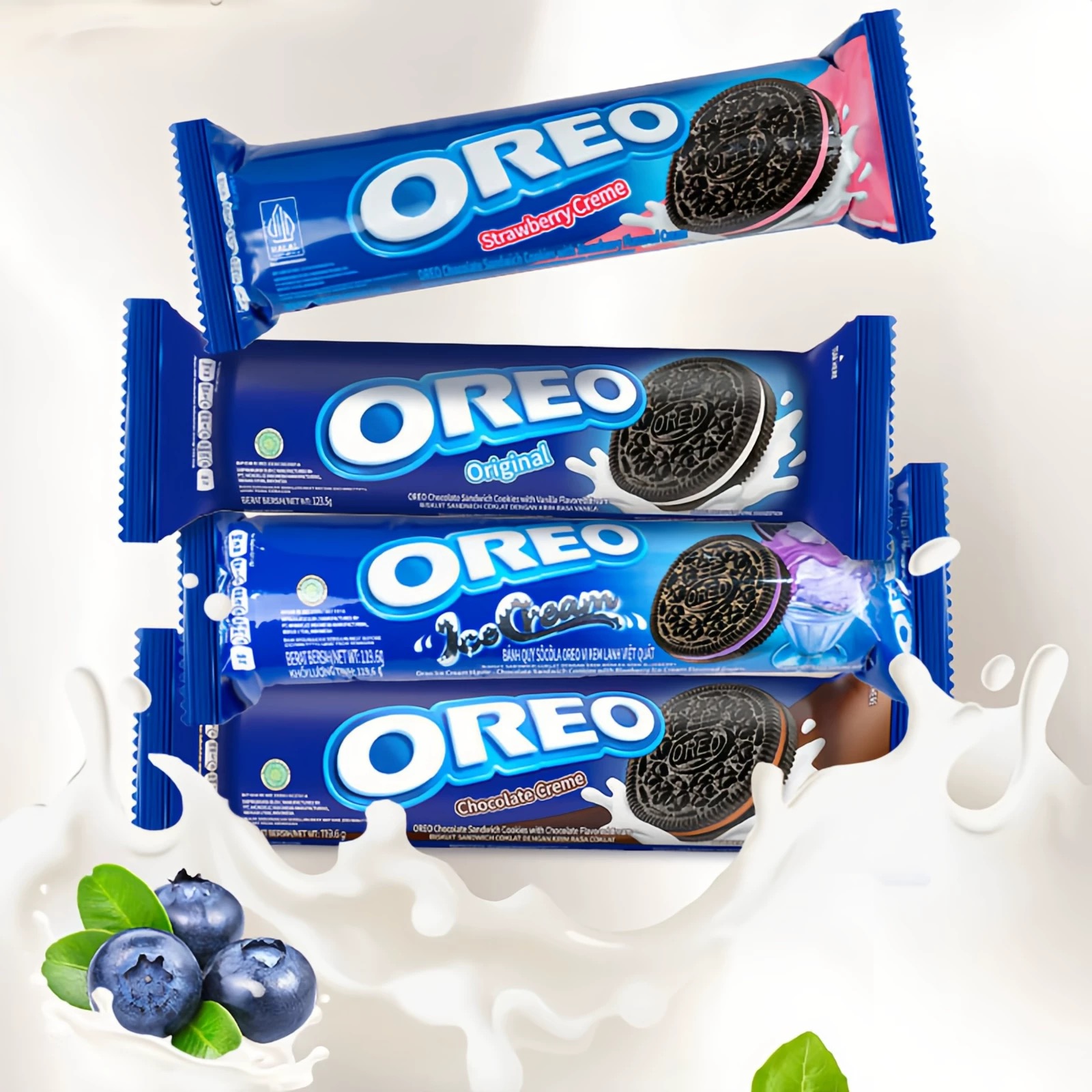 【臻汇专属】奥利奥夹心饼干系列110.4g*5