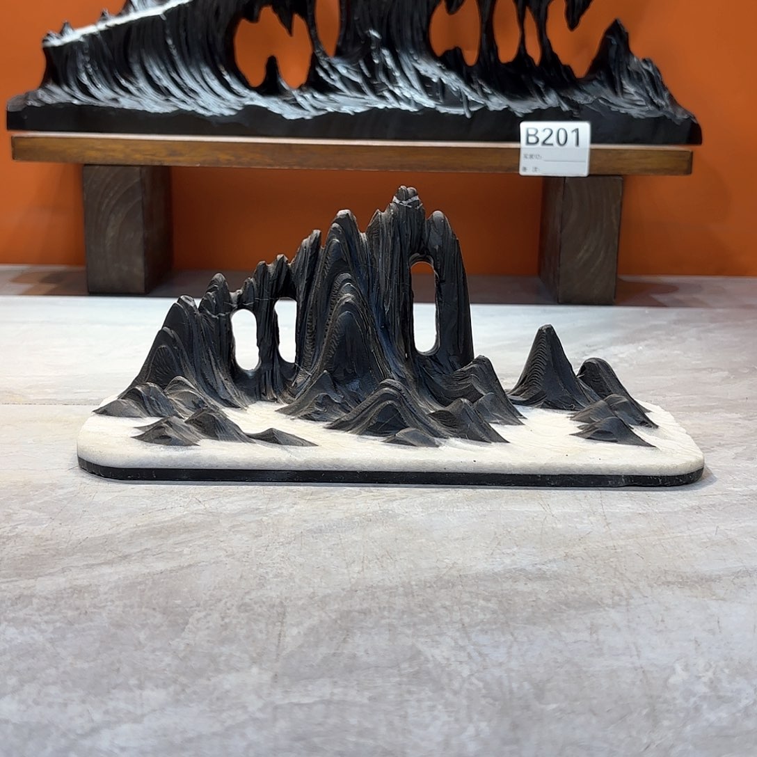 摆件鬼***少灵璧石奇石摆件 