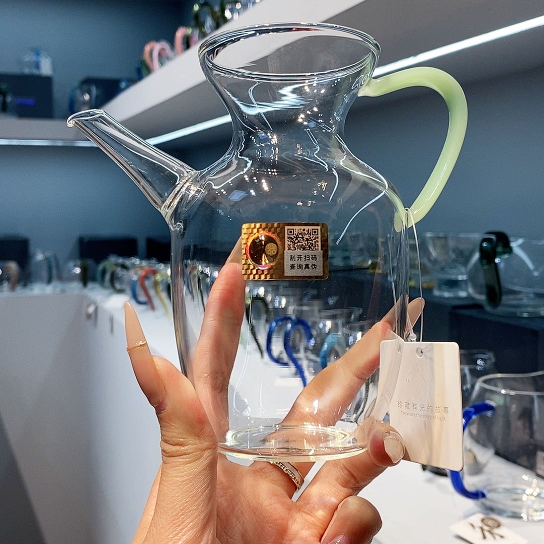 水晶玻璃吸管款，