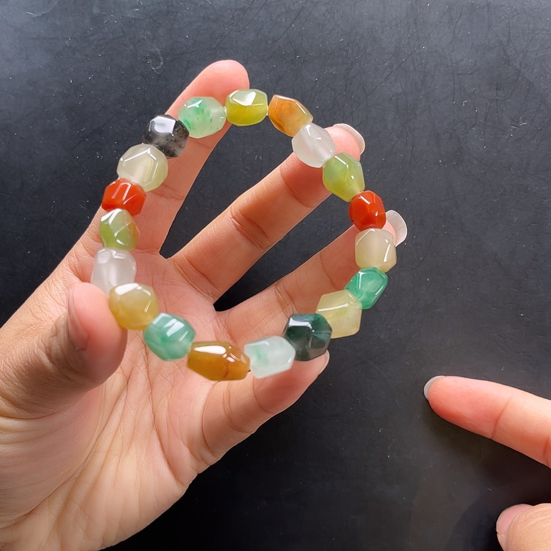 石英质玉未镶嵌手链