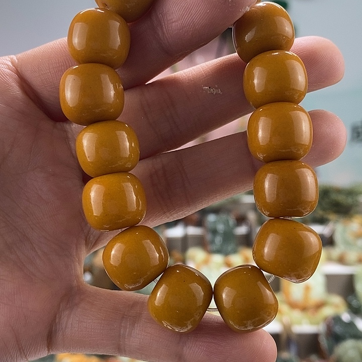 蛇纹石玉手链未镶嵌1.4多样性随机发一串