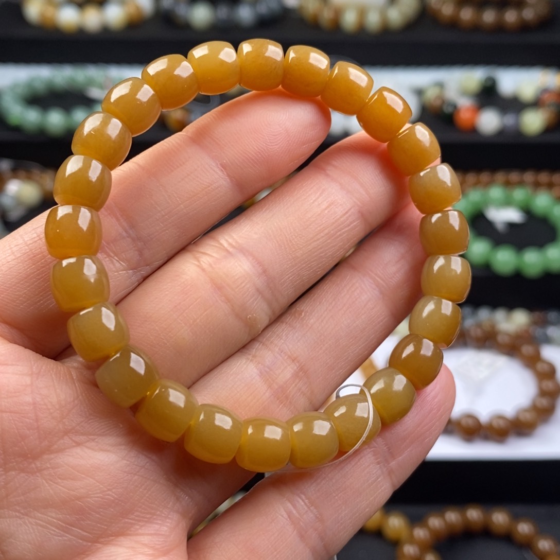 和田玉手串未镶嵌