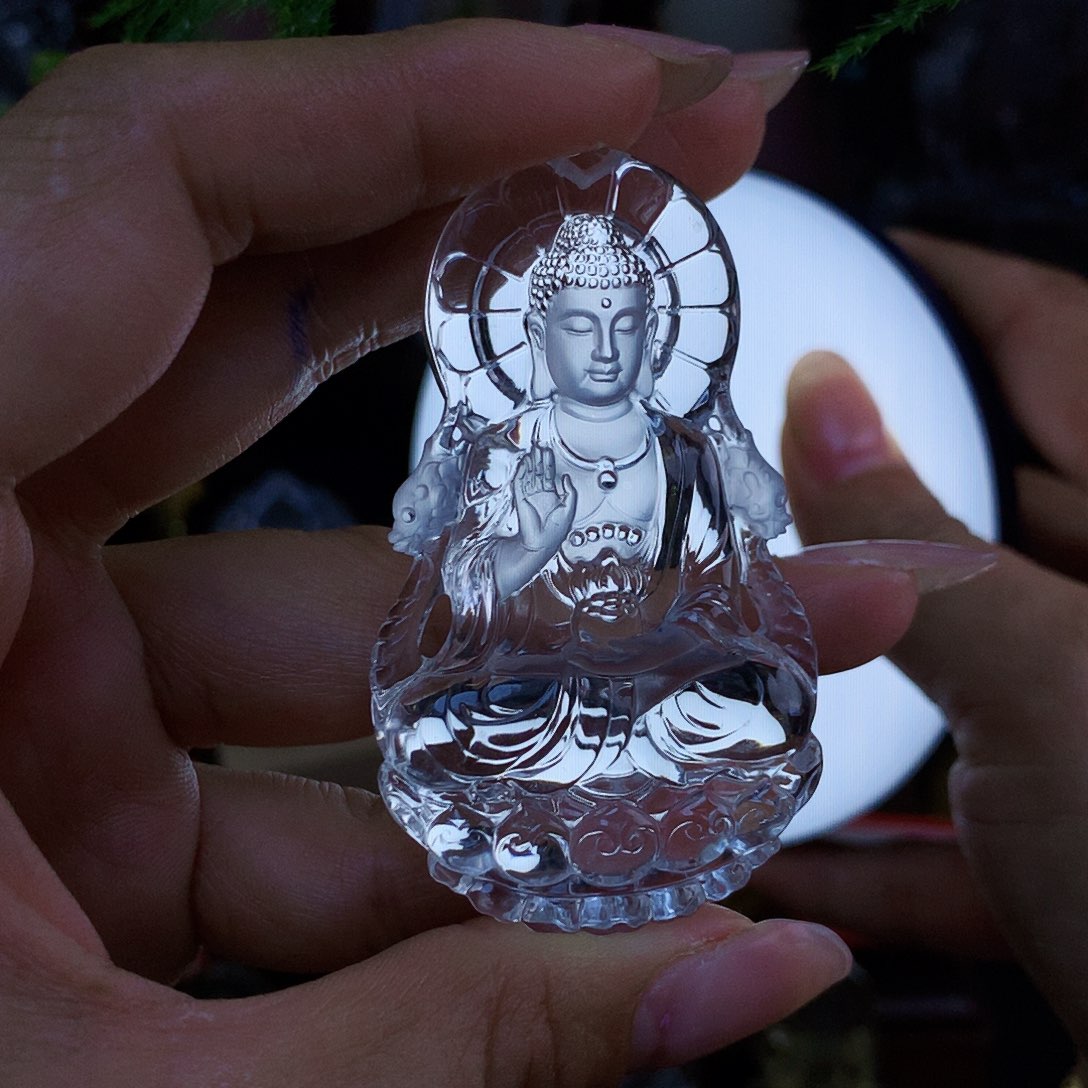 水晶颈饰未镶嵌小*子，