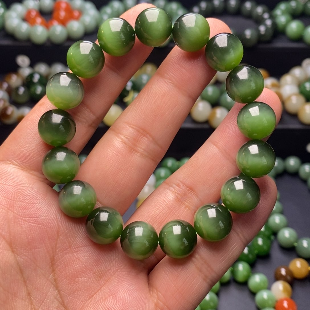 和田玉手串未镶嵌