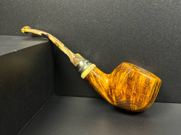 丹麦吉普森C3级石楠木手工烟斗（内径22斗深35.5长152.9）