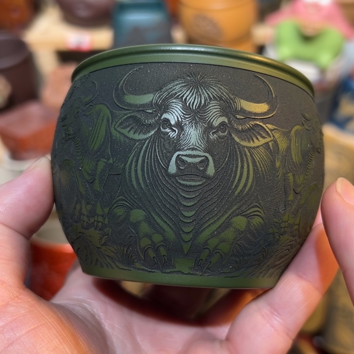 紫砂茶杯宜兴紫砂主人杯