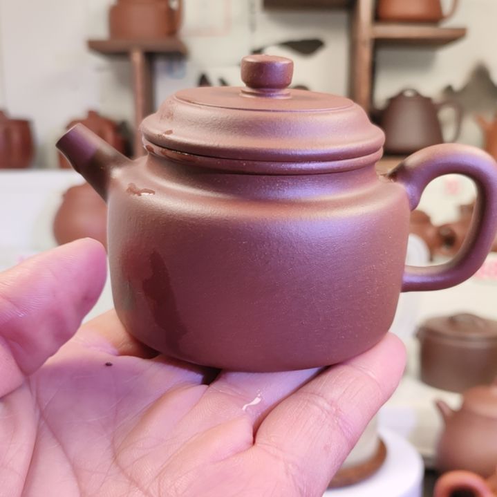 紫砂茶壶德钟底槽清150cc左右微瑕