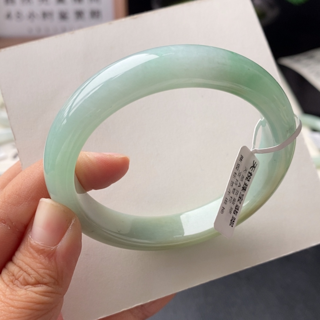 翡翠手镯未镶嵌97号57.1-12.3-8