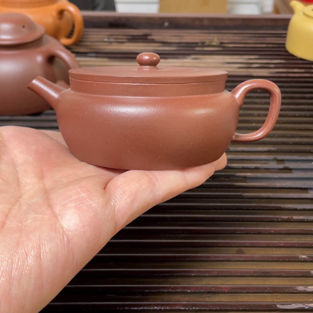 紫砂茶壶动*车半手工紫砂壶