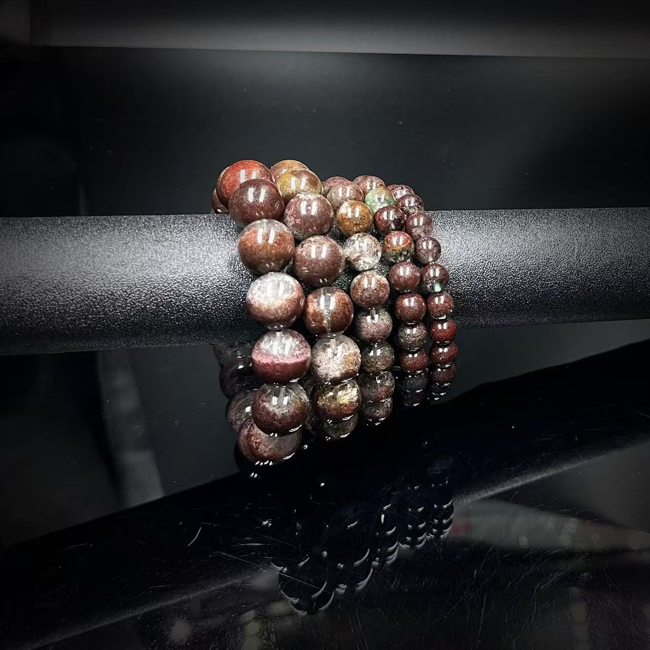 【缪老师严选】YY0149 满江红 红幽灵水晶手链 多样性发其一