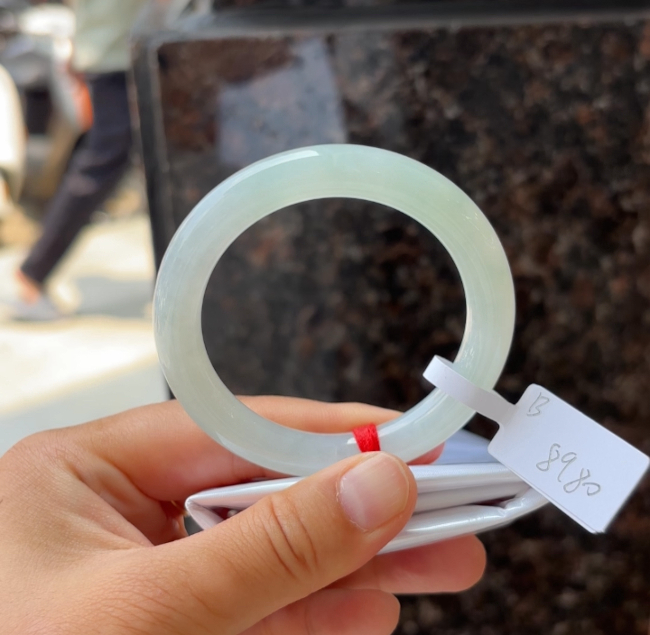 B（上新）五十一圈翡翠a货手镯