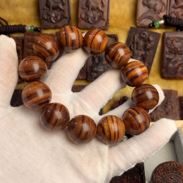 黄花梨/降香黄檀吊坠银**长黄花梨黄花梨