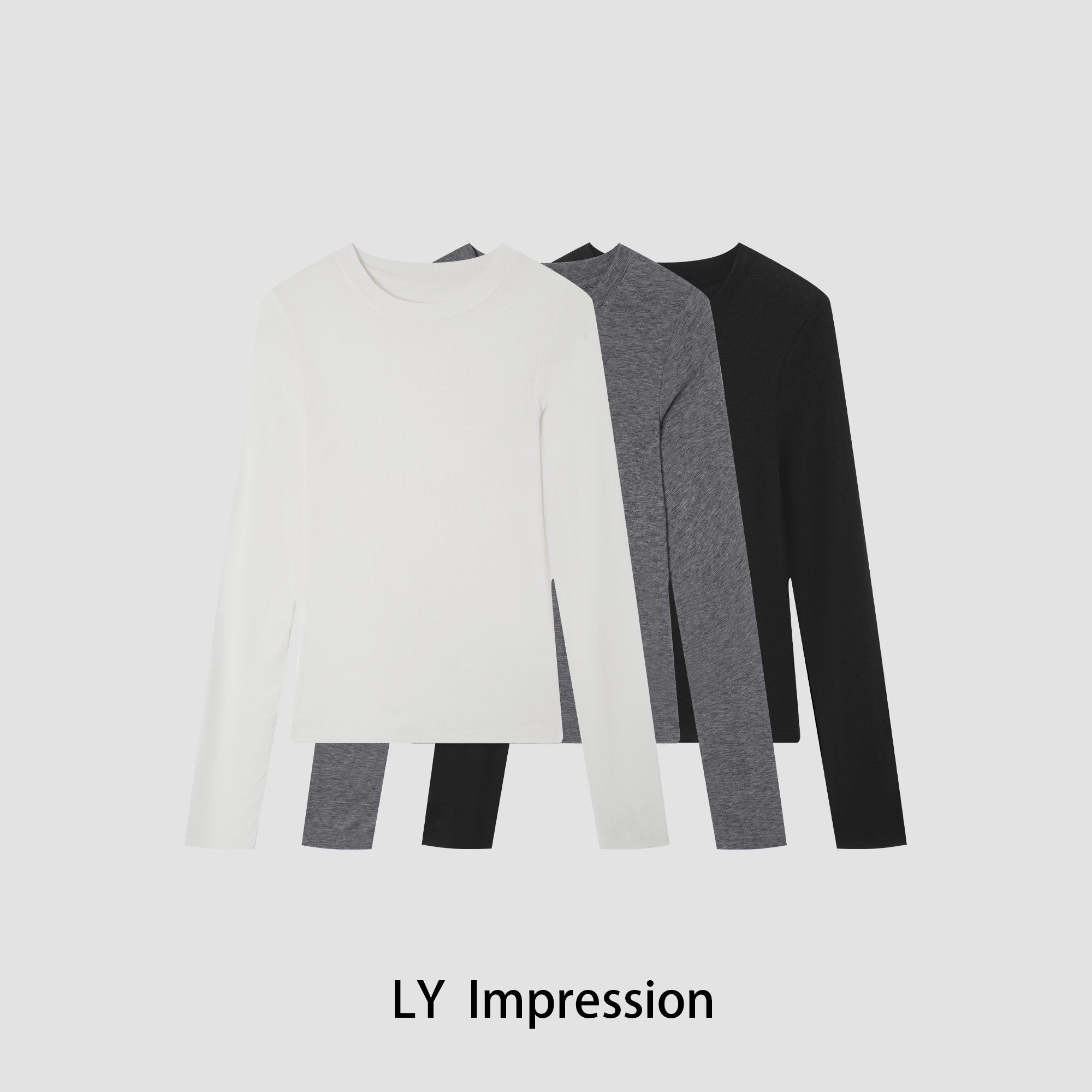 休闲百搭天丝羊毛衫LYBK188