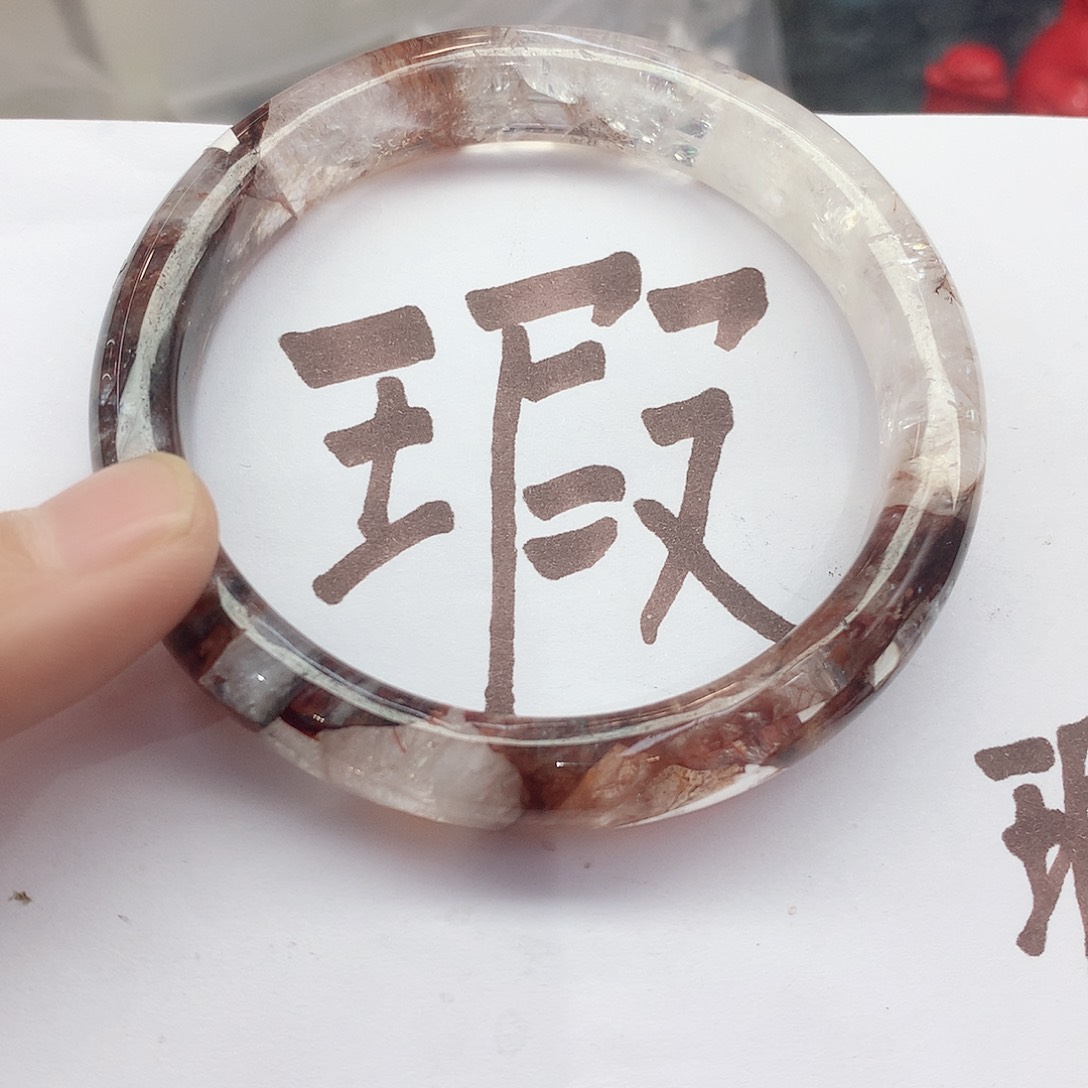 水晶手镯未镶嵌432（60瑕疵