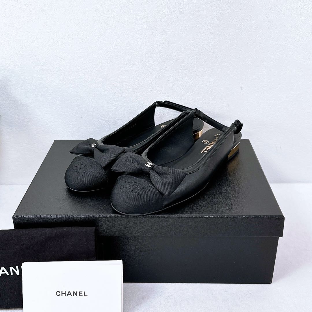 未使用 Chanel/香奈儿 /平跟鞋/38码/Xspk2284