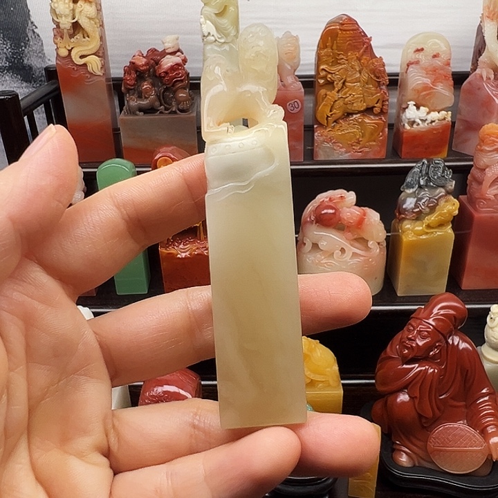 寿山石印石寿山石手工雕刻