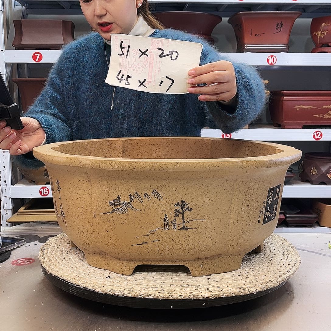 紫砂花盆紫砂花盆