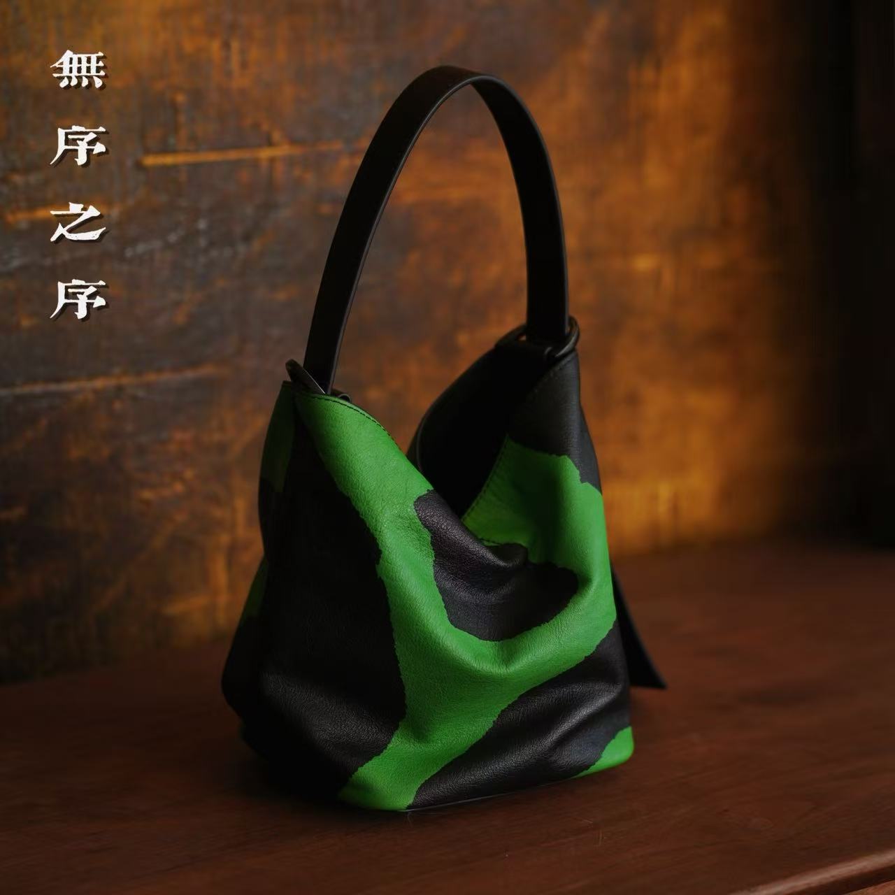 【无序之序】百搭高级简约原创设计小众火山长期主义多真皮牛皮包