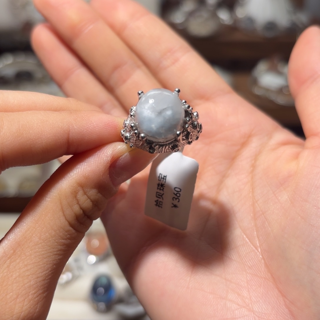 水晶手链银S925镶嵌小****塔水晶鱼