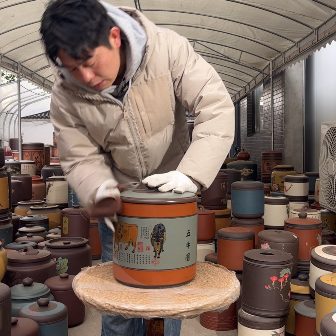 紫砂茶叶罐9 饼茶叶罐