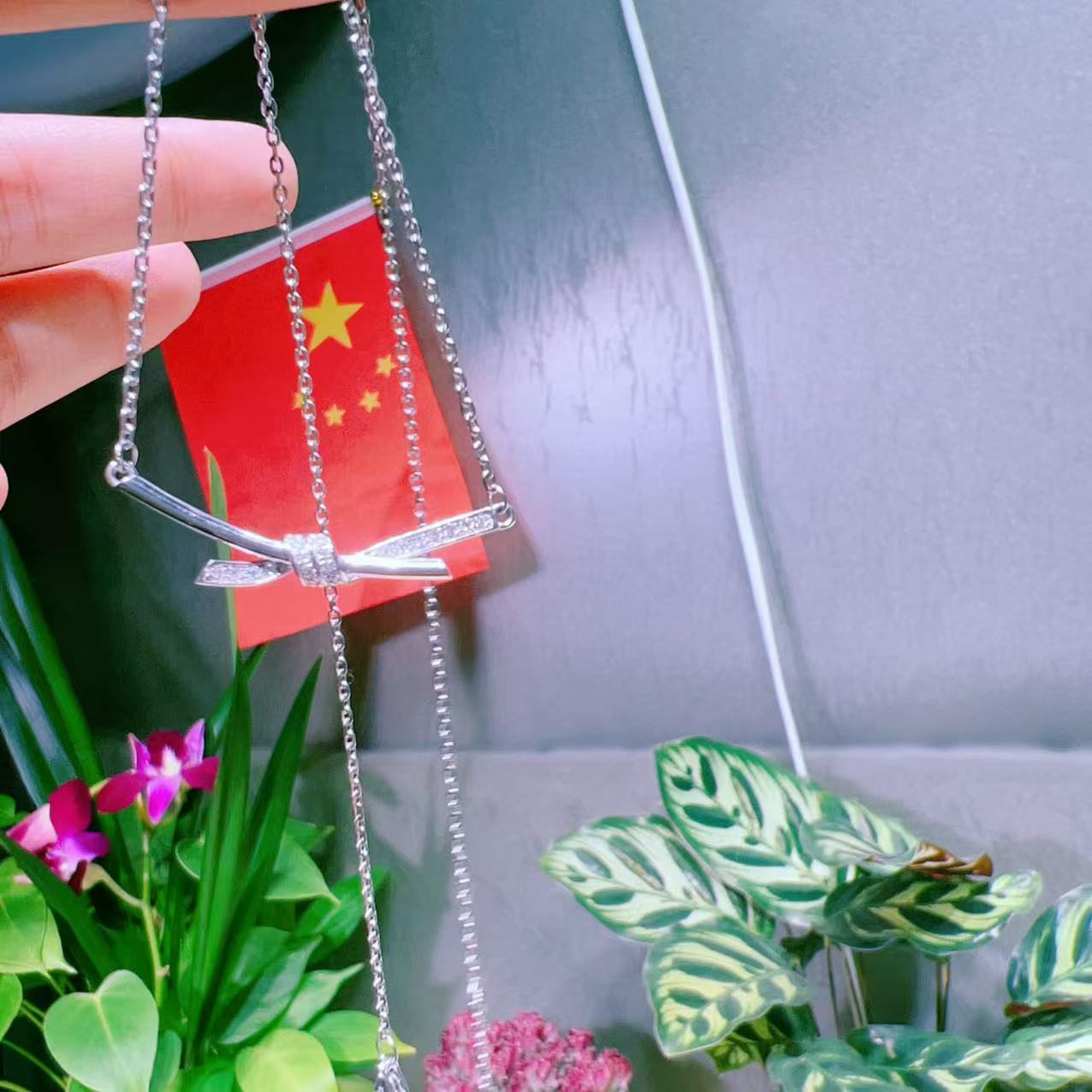 铂金Pt950项链    6.9克