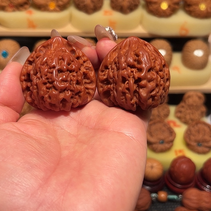 桃核吊坠精品官帽46尺