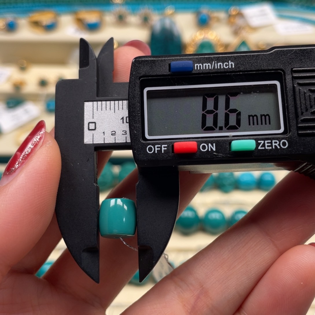 未镶嵌绿松石珠宝奇石直切