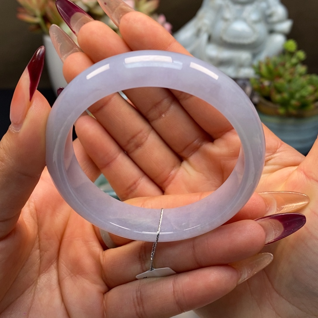 翡翠手镯未镶嵌小**天然