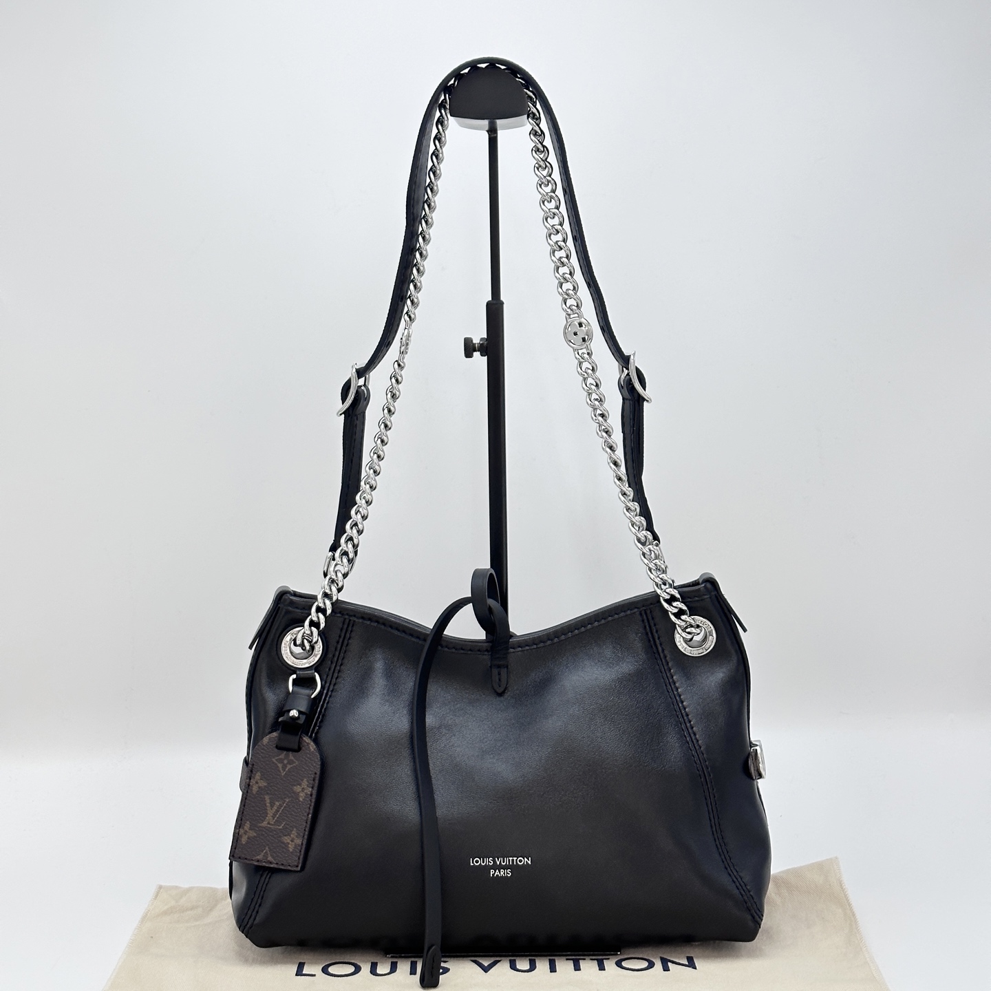 95新 LouisVuitton/路易威登 黑武士Carryall小号单肩斜挎包94018