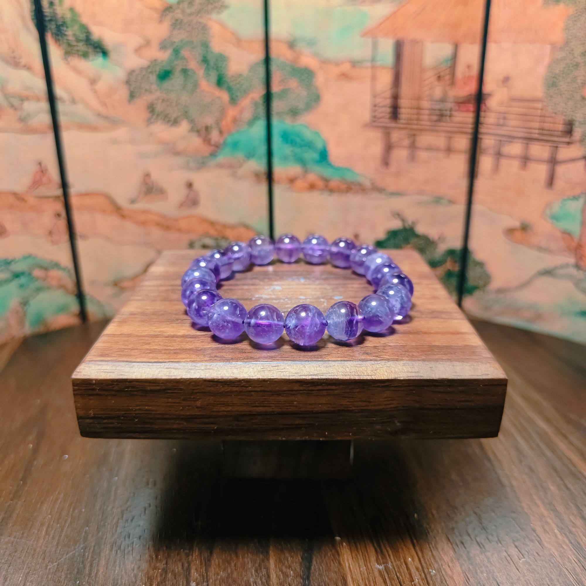 Y和田玉水晶手串0565