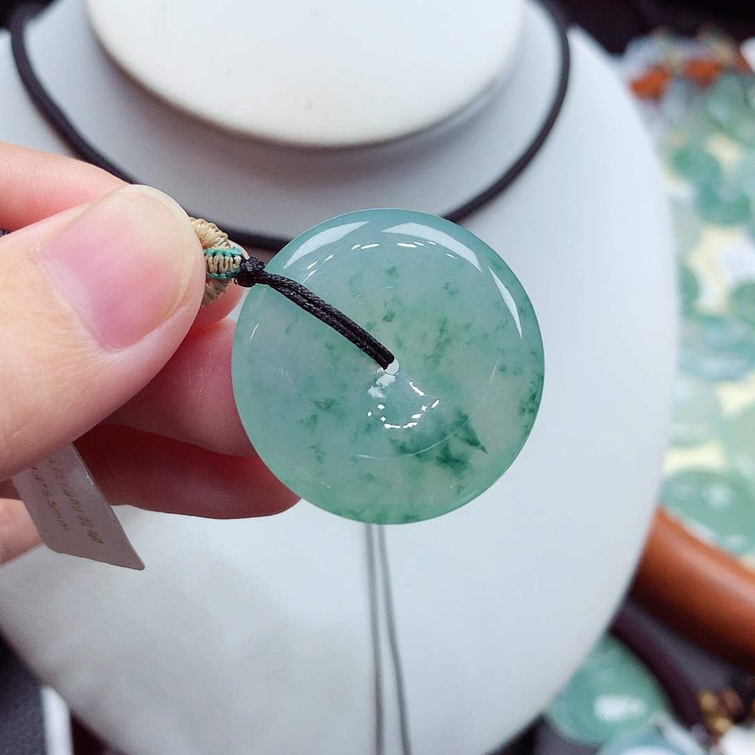 颈饰未镶嵌翡翠编号7，28.4/5.5