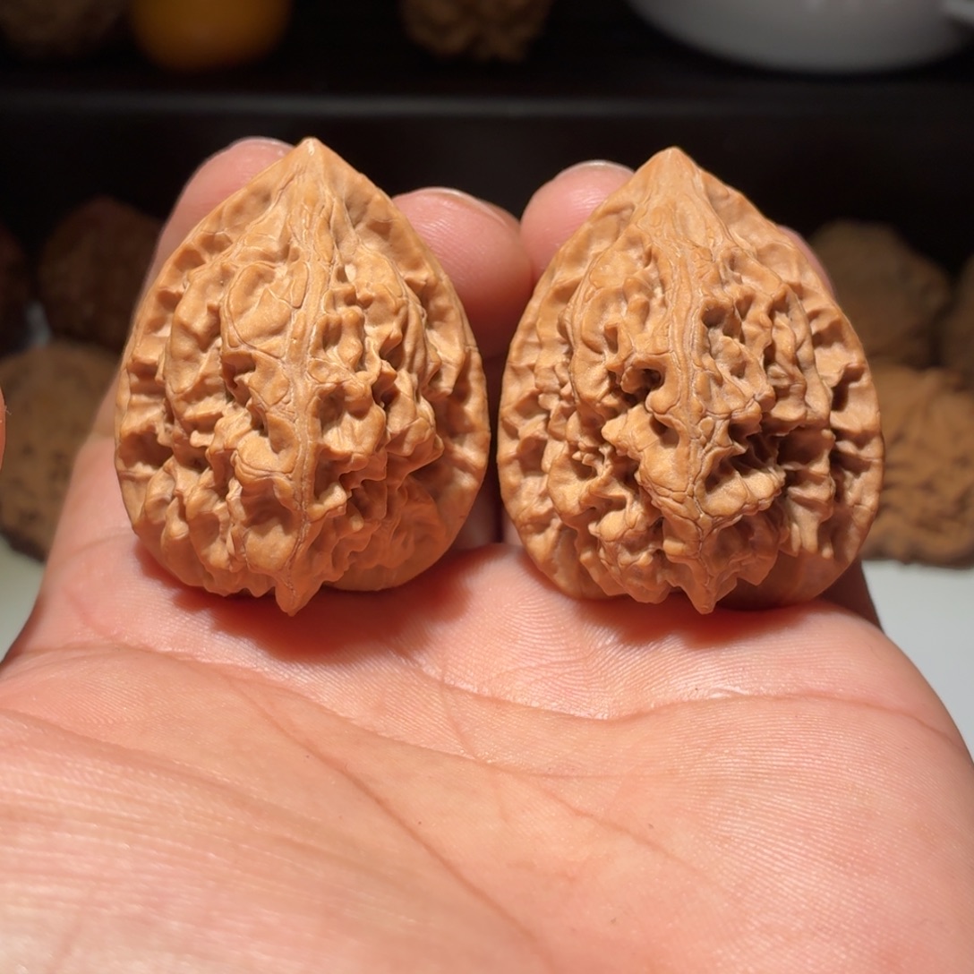 文玩核桃吊坠原树朱雀37