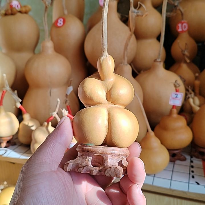 天然葫芦异型葫芦八宝金蝉