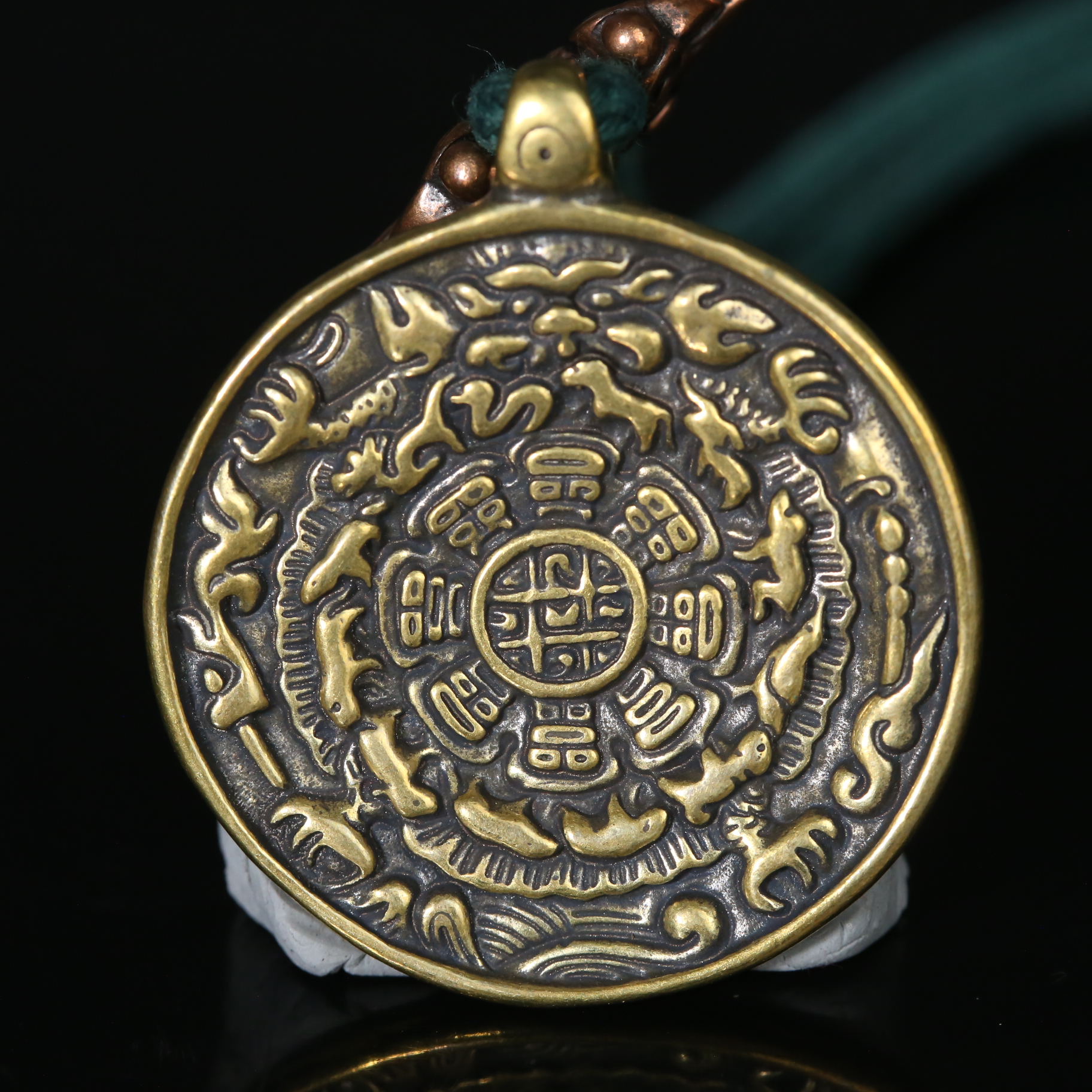 十九世纪九宫八卦牌【古珠精选】AABS2509131036