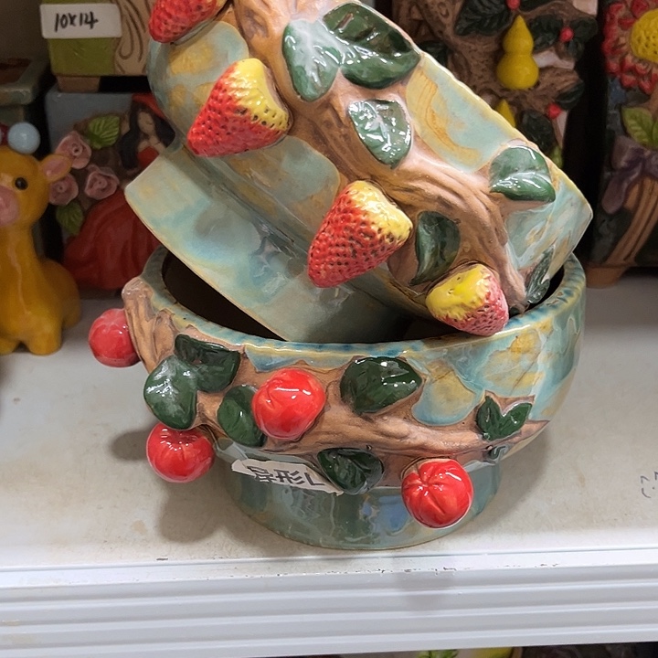 粗陶材质多肉花盆