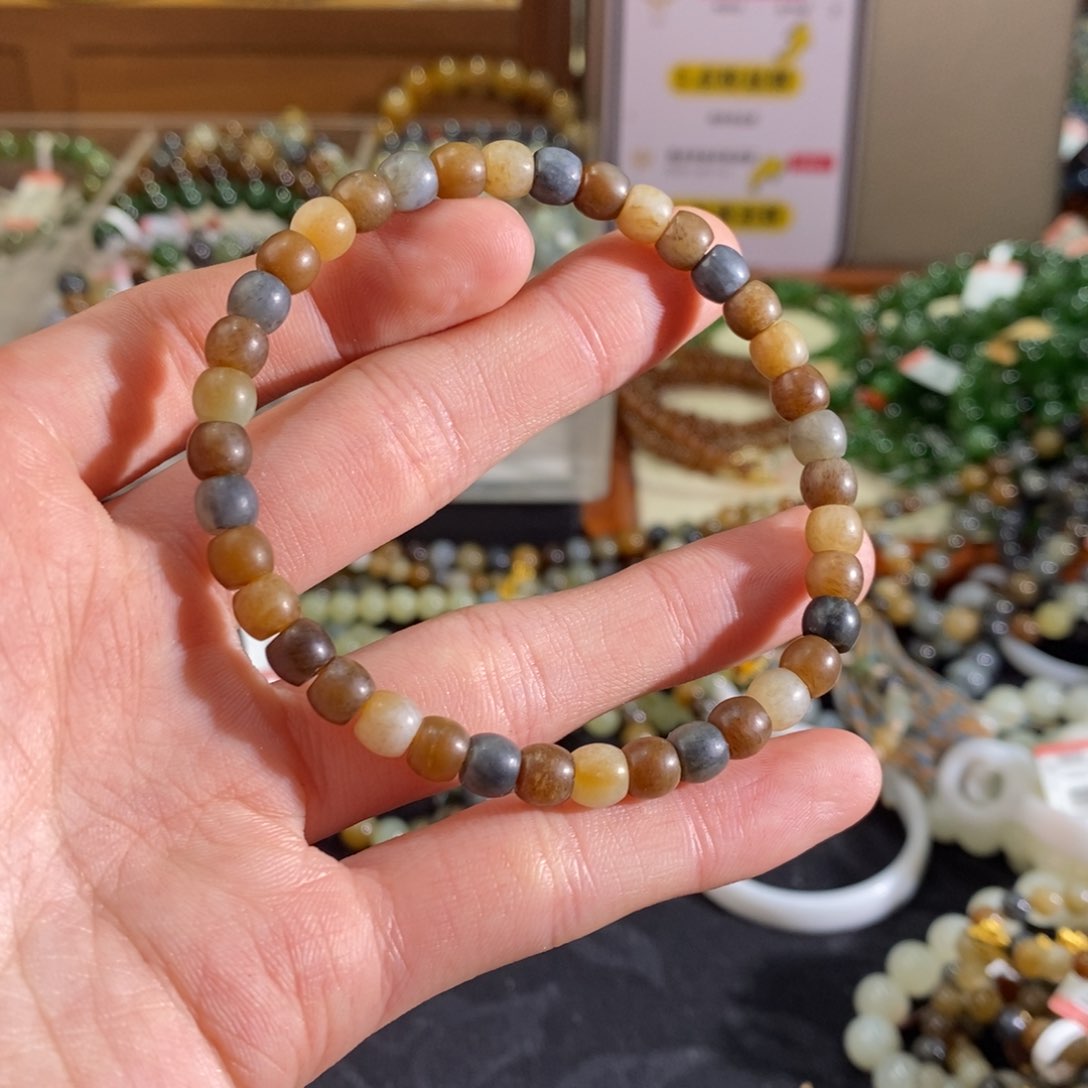 和田玉手链未镶嵌