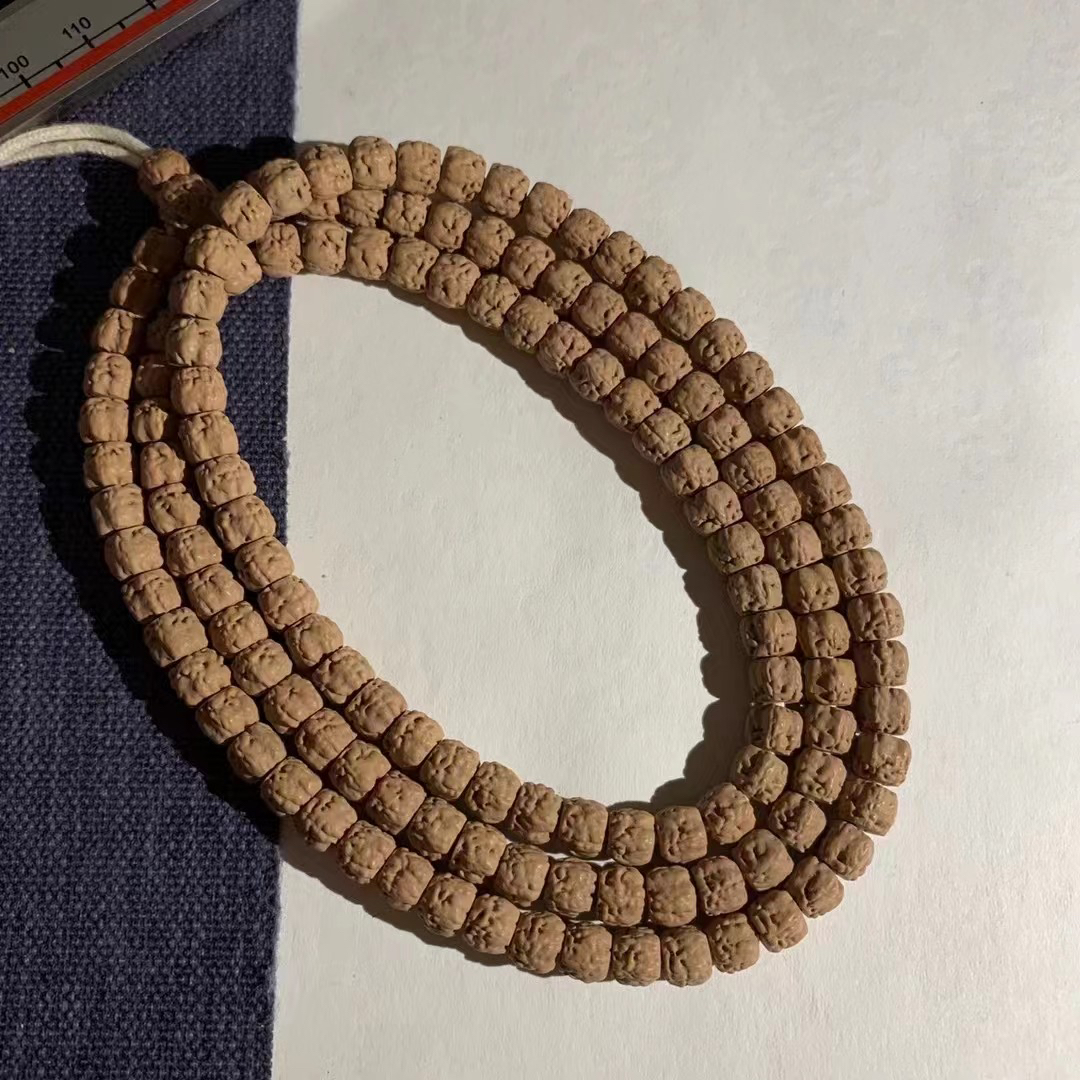 佛手小金刚原皮色龙切玄武纹五爪金龙108颗